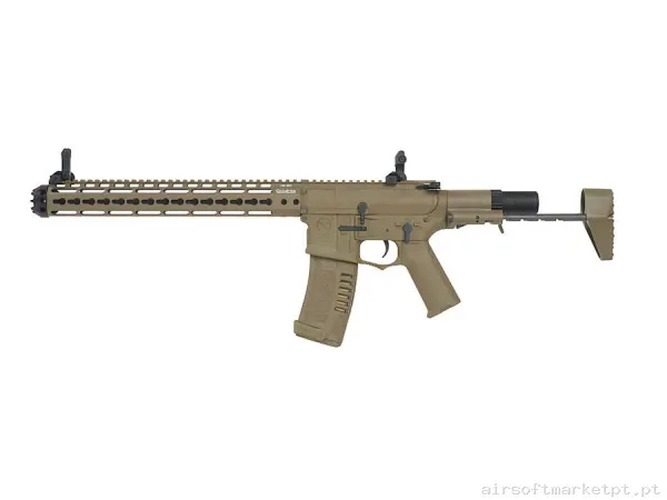 Réplica airsoft AEG M4 Ares Amoeba AM-016-DE tan — Rifles de Assalto (AR/M4/AK) — Airsoft Market PT