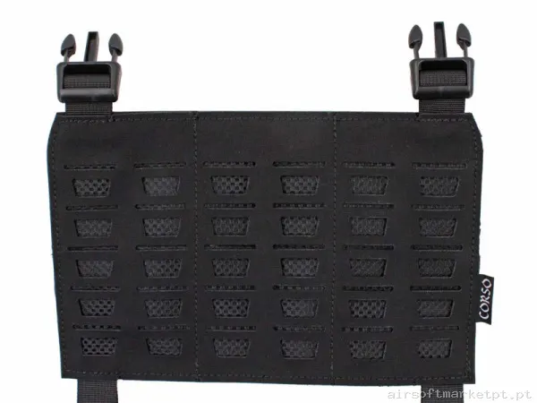 Front Panel Corso Dagger Buckle negro — Coletes & Rigs — Airsoft Market PT