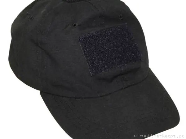 Boné de Beisebol Velcro Oem preto — Proteção Ocular & Facial — Airsoft Market PT
