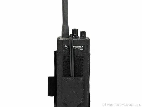 Pouch Portaradio Warrior Assault Láser Cut Small Arp negro — Coletes & Rigs — Airsoft Market PT