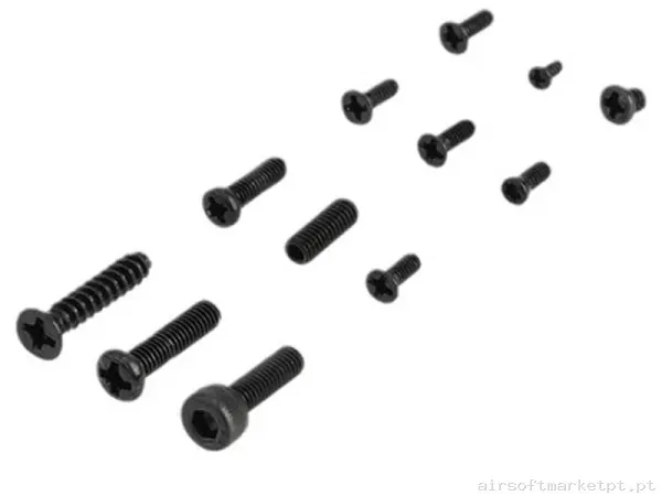 Interno Pistola Tornillo Set Arcturus Rs Hi-Capa 12.9 GRADE AÇO DE ALTA RESISTÊNCIA PARAFUSO SET — Peças Internas (AEG) — Airsoft Market PT