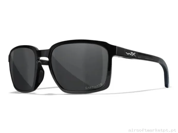 Óculos Wiley X Alfa Captivate Fumê Polarizado Pretos — Proteção Ocular & Facial — Airsoft Market PT