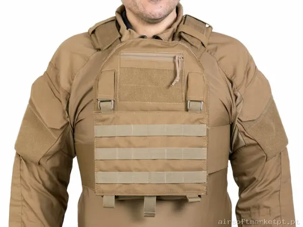 Colete Porta Placas Delta Tactics Force Mk1 coyote — Coletes & Rigs — Airsoft Market PT