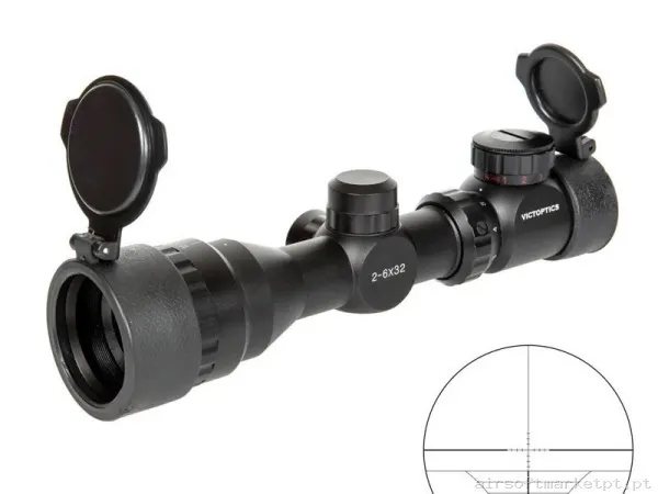 Visor Victoptics 2-6X32 Sfp — Miras & Ópticas — Airsoft Market PT