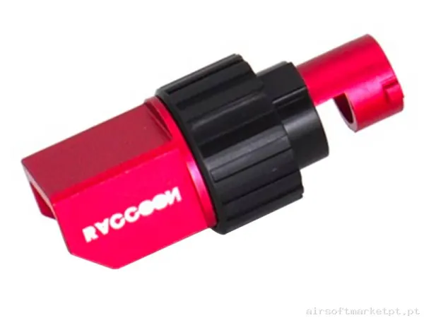 Interno Hop up chamber G36 Raccoon Rch002 Alumínio vermelho — Peças Internas (AEG) — Airsoft Market PT