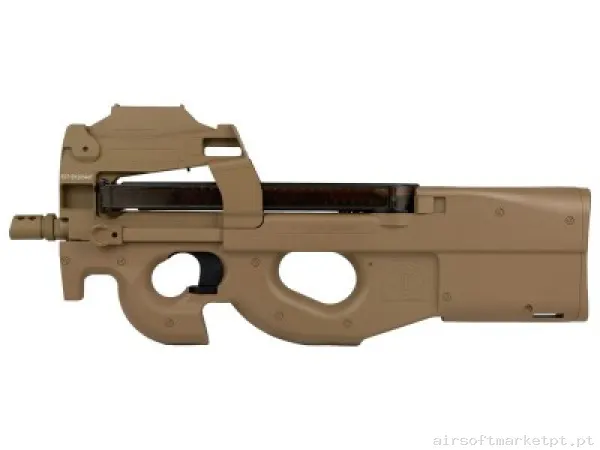 FN Herstal P90 Red Dot Cybergun Tan — Rifles de Assalto (AR/M4/AK) — Airsoft Market PT