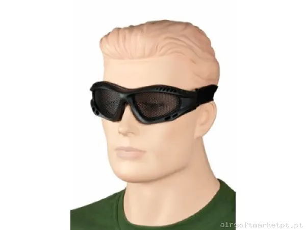 Oculos de Grille Preto — Proteção Ocular & Facial — Airsoft Market PT
