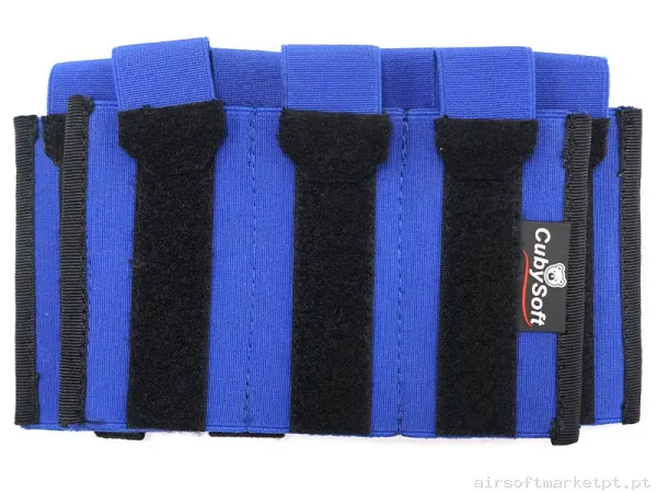 Pouch Magazine Pouch Sete SMG Cubysoft Thunder Mag Pouch X4+3 azul — Carregadores / Magazines — Airsoft Market PT