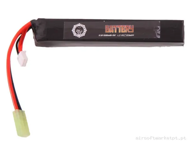 Bateria Lipo Stick Duel Code 1500mah 11.1v 15c — Baterias & Carregadores — Airsoft Market PT