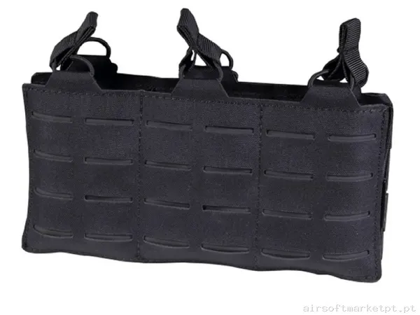 Pouch Corso Cargador M4 Triple Dagger Mk1 Láser Negro — Coletes & Rigs — Airsoft Market PT