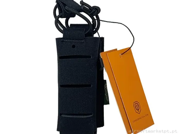 Pouch Magazine Pouch Pistola Conquer Lp Láser Cut negro — Carregadores / Magazines — Airsoft Market PT