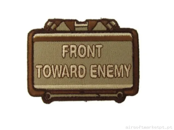PARCHE DE TELA MINA CLAYMORE TAN — Patches & Decoração — Airsoft Market PT