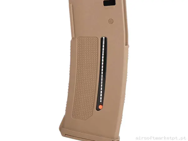 Magazine Réplica Midcap M4 PTS Enhanced Epm Polimero 250 Bbs Terra Escura — Carregadores / Magazines — Airsoft Market PT