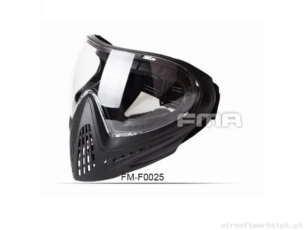 Máscara FMA F1 Full face Transparente — Proteção Ocular & Facial — Airsoft Market PT