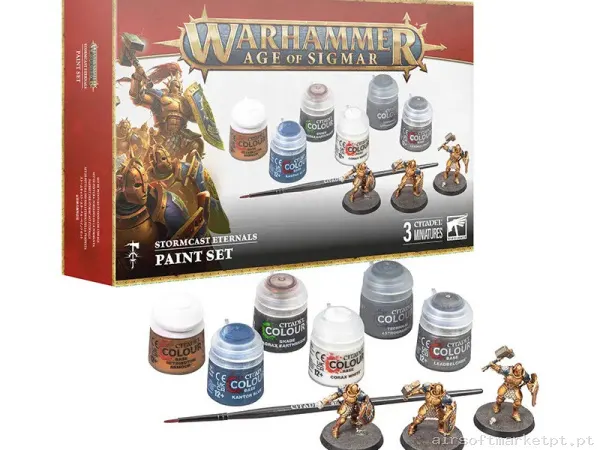 Caja de inicio: Forjados en la Tormenta + pinturas y pincel — Outros — Airsoft Market PT