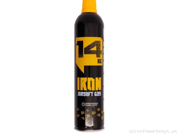Botella Green Gas Arsenic Iron 14kg con silicona — Gás & CO2 — Airsoft Market PT