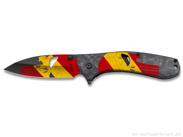 Navaja Táctica Albainox 18699 3d Calavera Espanha 9cm — Ferramentas — Airsoft Market PT