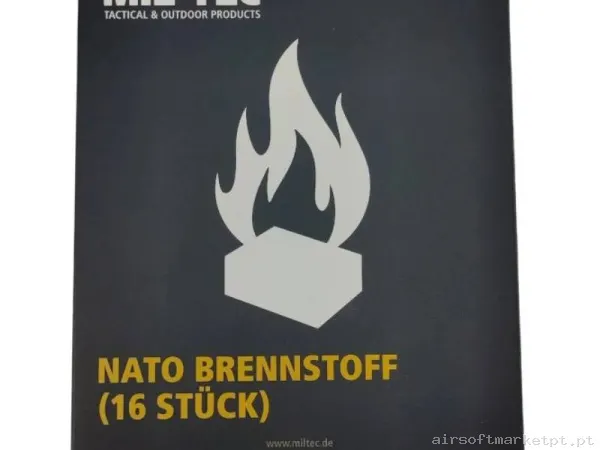 Pastilhas de Ignição Mil-Tec Nato Combustível Fogo 16 Pcs — Outros — Airsoft Market PT