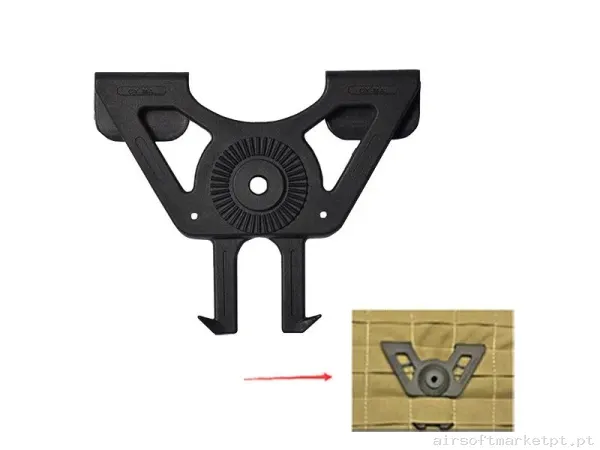 Adaptador para molle Amomax Negro — Acessórios & Componentes — Airsoft Market PT
