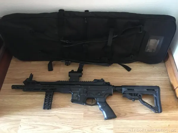 CXP-MARS SBR Assault Rifle Replica - Black Mais equipamento airsoft completo — Rifles de Assalto (AR/M4/AK) — Airsoft Market PT