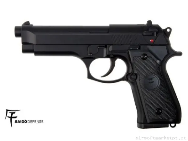 Beretta 92 Saigo Preto — Pistolas — Airsoft Market PT