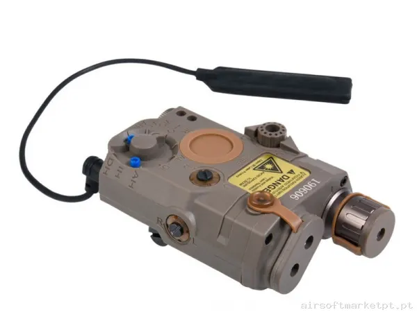 AN/PEQ Element láser rojo linterna 175 lumenes tan — Lanternas & Lasers — Airsoft Market PT