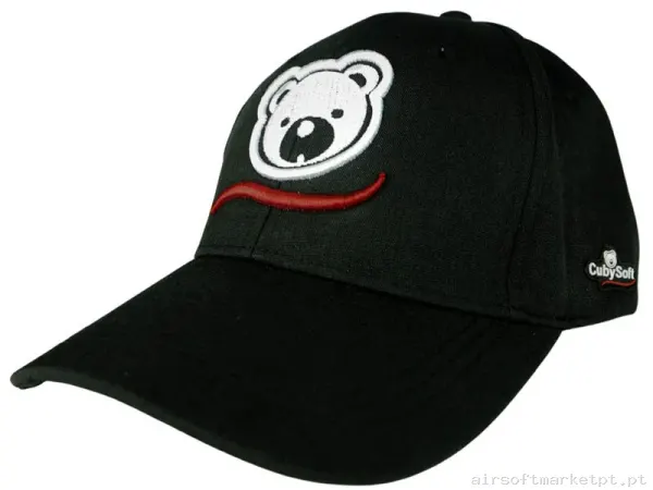 Gorra Beisbol Cubysoft Oso negra — Proteção Ocular & Facial — Airsoft Market PT