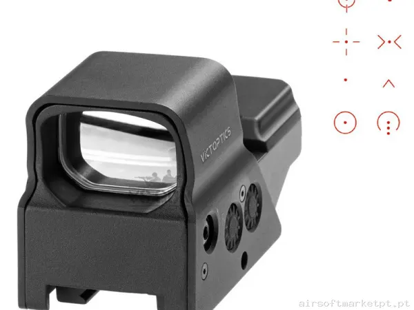 Red Dot Victor optics SRD 1X27X39 Aluminio Negro — Miras & Ópticas — Airsoft Market PT