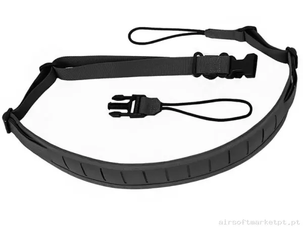 Correia Tática 2 Pontos Extração Rápida Warrior Assault Laser Cut Weapon Sling preta — Gear Táctico — Airsoft Market PT