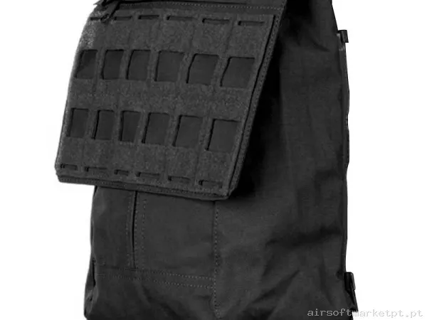 Painel Traseiro Delta Tactics Cargo preto — Coletes & Rigs — Airsoft Market PT