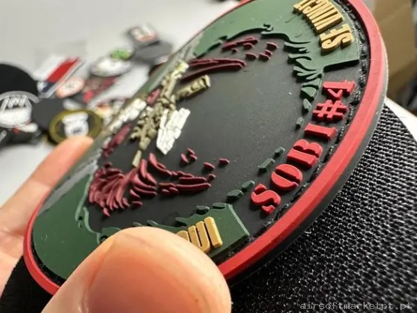 Customize  Patches 3D PVC Tácticos em Relevo - Alta Qualidade (Velcro) — Vestuário (Fardas) — Airsoft Market PT