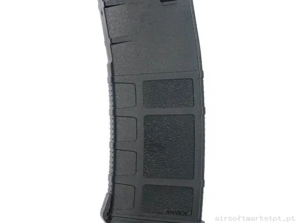 Magazine Réplica Midcap M4 Amarok Fast Feed B2 Polímero 250 Bbs negro/Cinza — Carregadores / Magazines — Airsoft Market PT