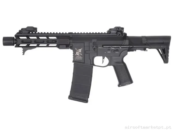 Réplica AEG M4 Delta Armory Bravo DA-B17-EGL Talos 2 PDW Eagle preta — Rifles de Assalto (AR/M4/AK) — Airsoft Market PT
