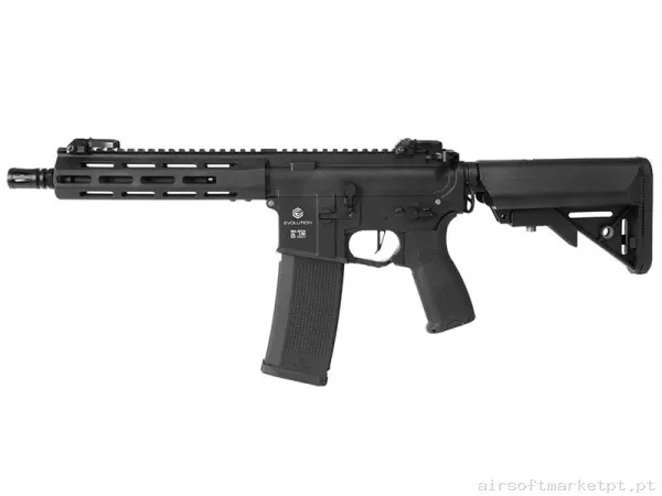 Réplica airsoft AEG M4 Evolution Recon Superlite 10" Carbontech preta — Rifles de Assalto (AR/M4/AK) — Airsoft Market PT