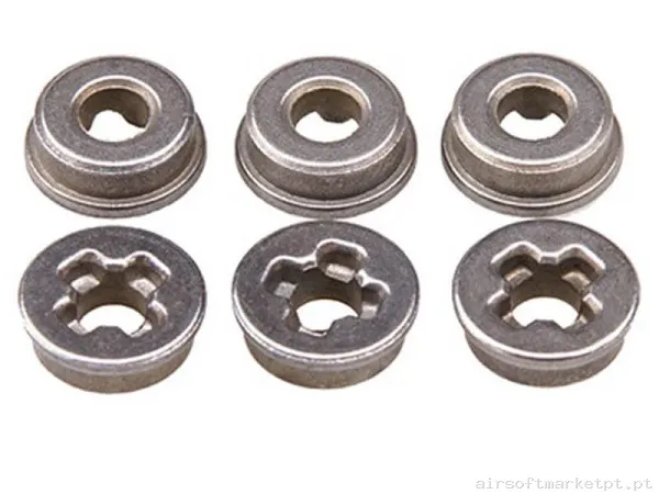 Conjunto Interno de Rolamentos Lisos Autolubrificantes 7mm Shs Zt0026 Pacote 6u — Peças Internas (AEG) — Airsoft Market PT