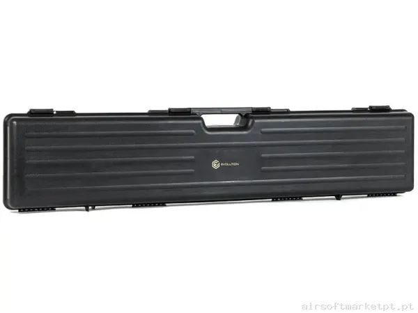 Maleta Rígida Porta Fusiles Evolution Rifle Hard Case Ea0505rc 121.5 Cm preto — Sacos & Mochilas — Airsoft Market PT