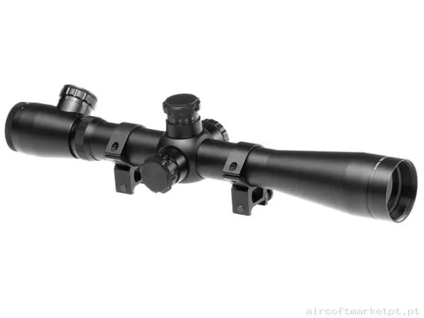 Mira telescópica 3.5-10X40E-SF Aim-O Tactical Scope negro — Miras & Ópticas — Airsoft Market PT