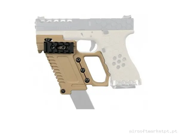 GRIP TACTICAL PARA GLOCK 17/18/19 TAN — Acessórios & Componentes — Airsoft Market PT