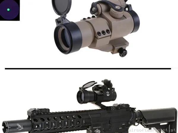 Red Dot estilo M2 - Tan — Miras & Ópticas — Airsoft Market PT