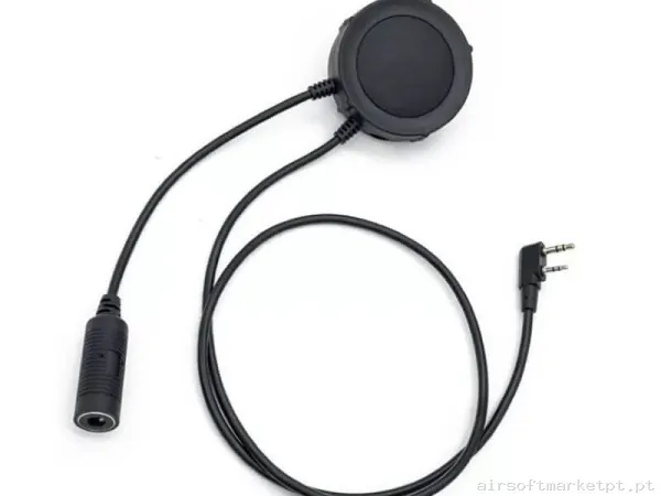 Comunicações Ptt Earmor Military Adapter Big Button M55-Ken Kenwood — Rádios & Comunicação — Airsoft Market PT