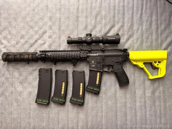 Evolution Recon 3.0 Viper MK18 Mod. 1 (AEG) com upgrades e acessórios — Rifles de Assalto (AR/M4/AK) — Airsoft Market PT