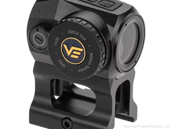 Mira Ponto vermelho 1x20 Vector Optics Scrapper Micro negra — Miras & Ópticas — Airsoft Market PT