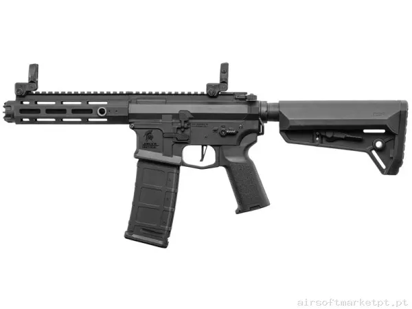 Réplica AEG M4 Lancer Tactical LT-32 Gen.2 Hellion Nsr 7" Combo preta — Rifles de Assalto (AR/M4/AK) — Airsoft Market PT