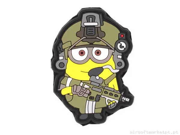 Parche minion táctico OD Inmortal Warrior — Patches & Decoração — Airsoft Market PT