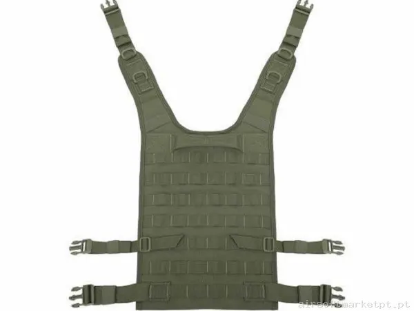 Painel Traseiro Warrior Assault Elite Ops verde od — Coletes & Rigs — Airsoft Market PT