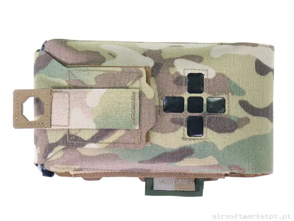 Pouch Medico Warrior Assault Láser Cut Small Horizontal Individual First Aid Ifak multicam — Coletes & Rigs — Airsoft Market PT