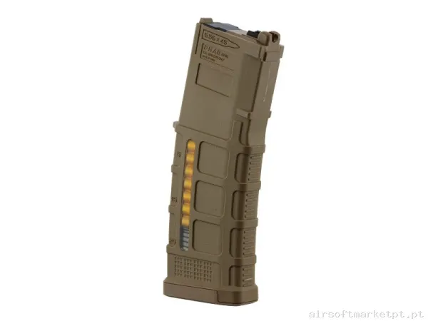 Cargador M4 35 bbs GBB Double Eagle MWS Marui Tan — Carregadores / Magazines — Airsoft Market PT