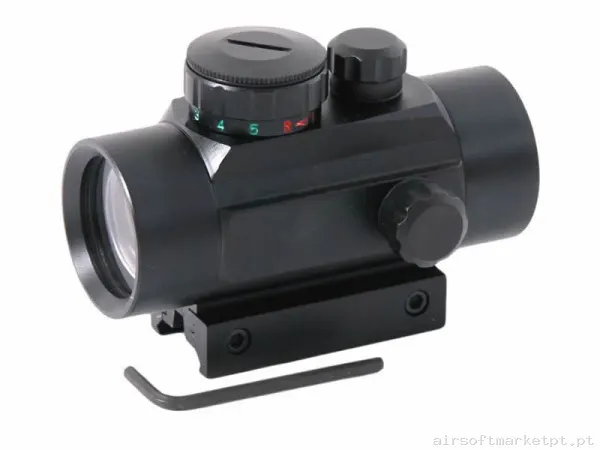 Mira Ponto vermelho 1x45 Duel Code negro — Miras & Ópticas — Airsoft Market PT