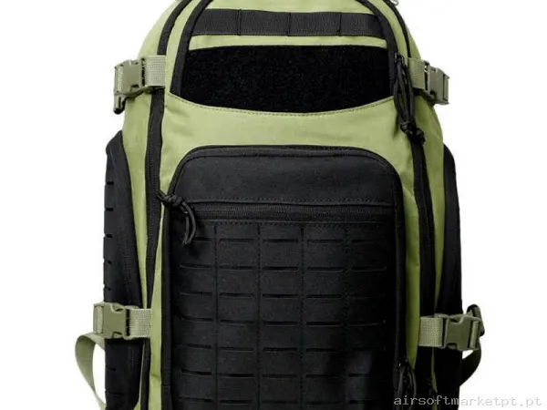Mochila Tática MOLLE Corte Laser Sixmm Dg Backpack 40l verde od/Negra — Sacos & Mochilas — Airsoft Market PT