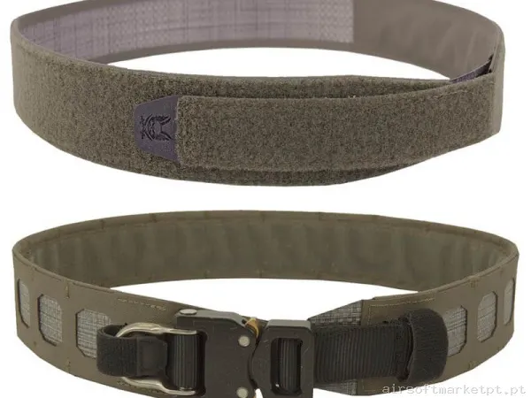 Cinturão tático MOLLE Warrior Assault Tegris Belt com Velcro Interno 48mm Ranger Green — Gear Táctico — Airsoft Market PT